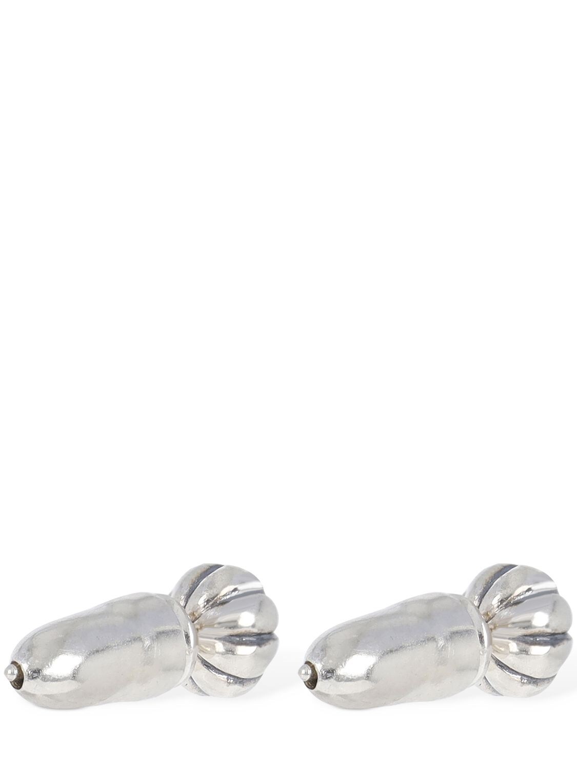 Shop Kusikohc Bud Stud Earrings In Silber