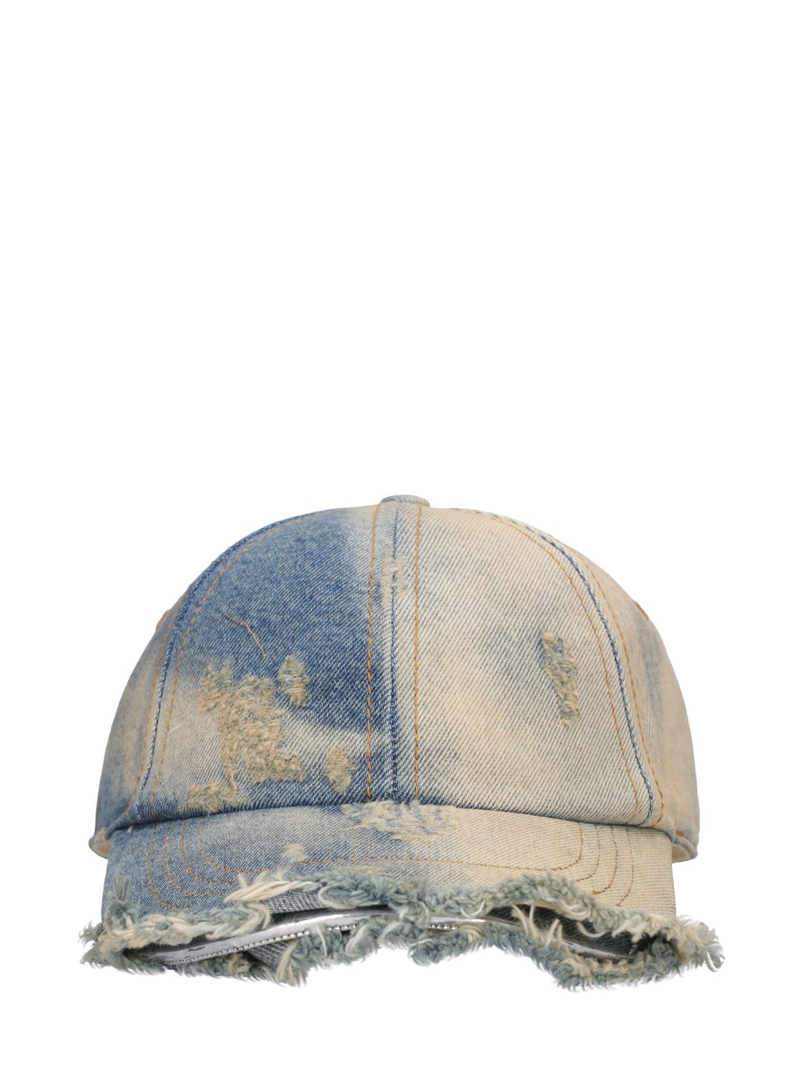 DIESEL DESTROYED COTTON BASEBALL CAP