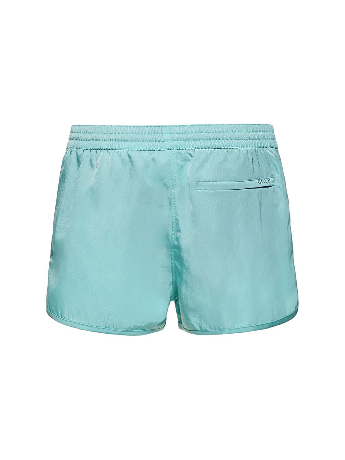 Shop Cdlp Econyl Satin Twill Swim Shorts In Spearmint