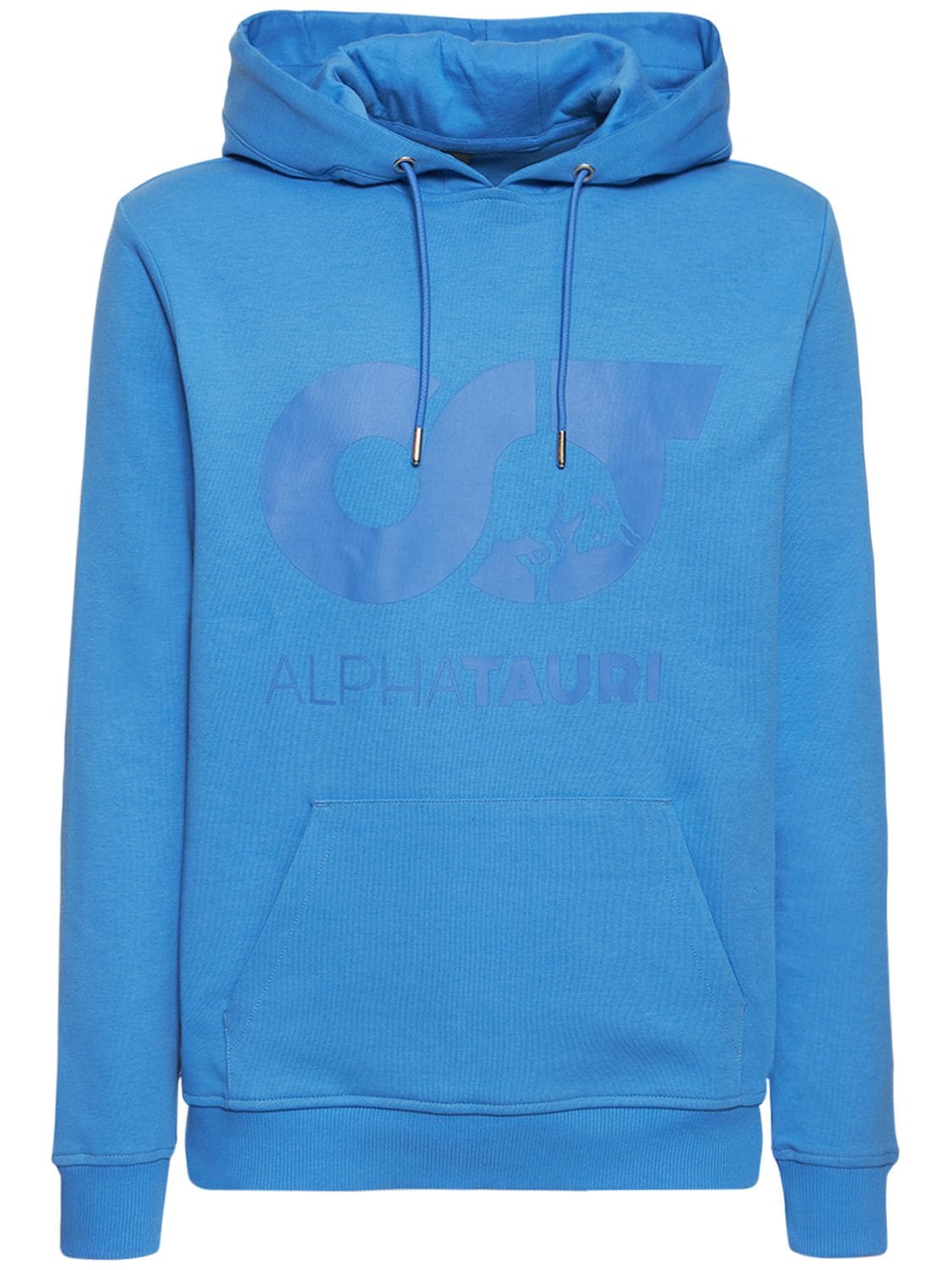 Alphatauri Logo Sweatshirt Hoodie In Sky Blue