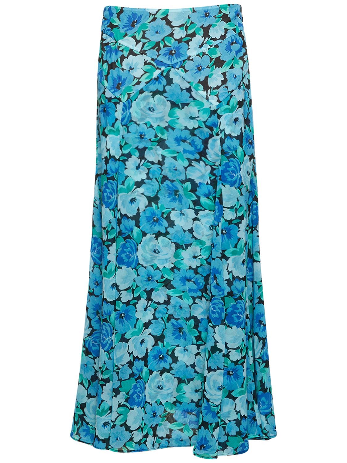 Printed Chiffon Midi Skirt image