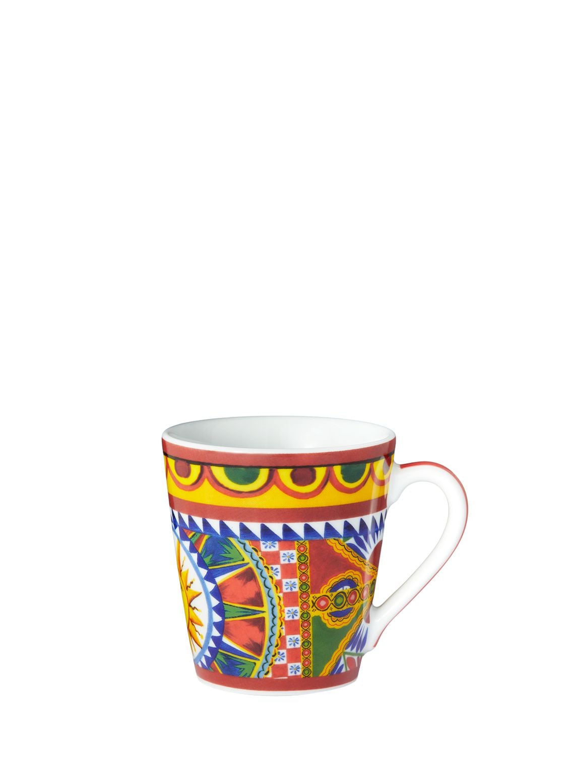 Dolce & Gabbana Sole Porcelain Mug In Multicolor