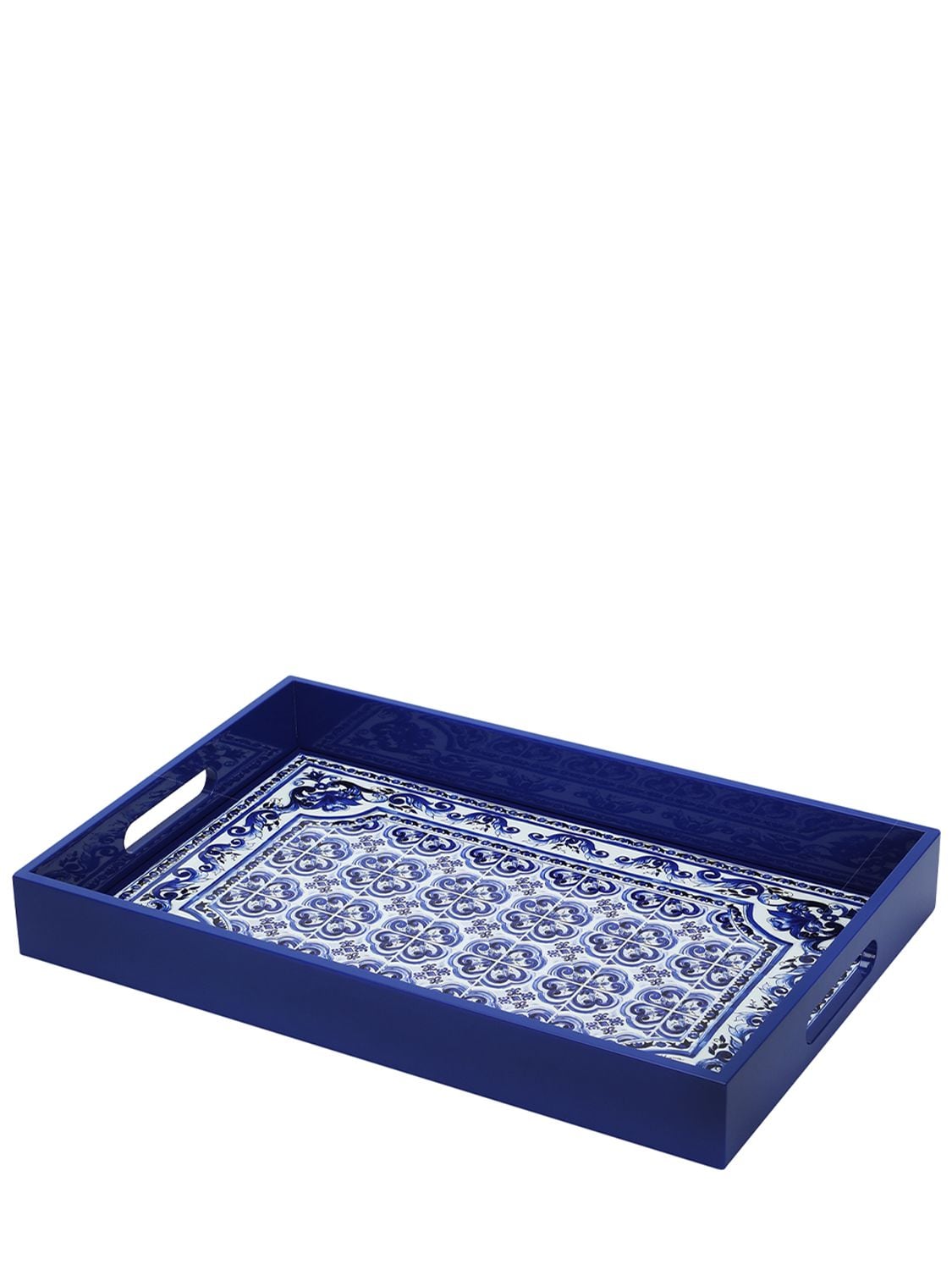 Dolce & Gabbana Mediterranean Blue Rectangular Tray