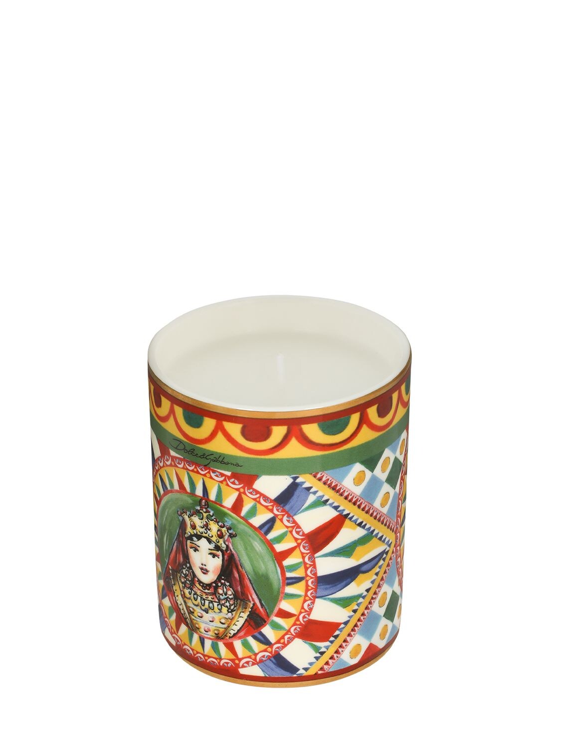 Shop Dolce & Gabbana Wild Jasmine Scented Candle In Multicolor