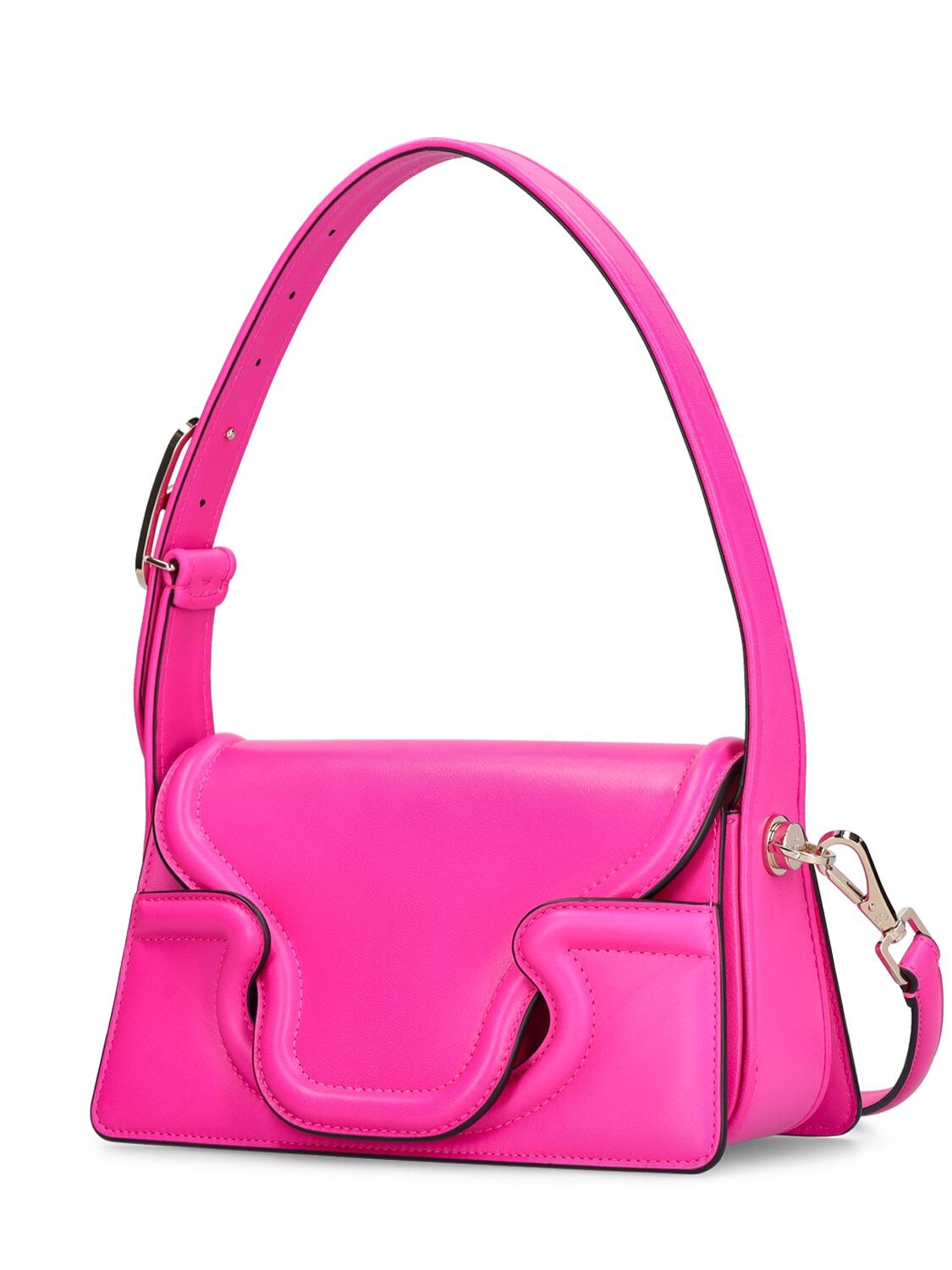 Shop Valentino Sculpture Shoulder Bag In Pink