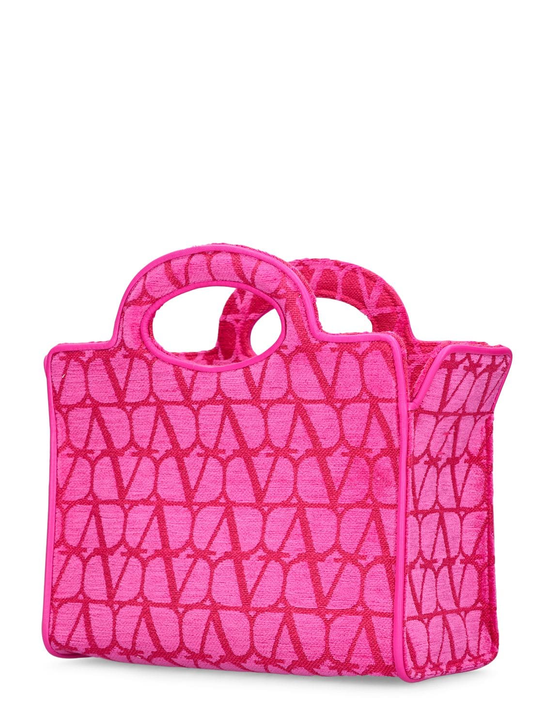 Shop Valentino Sculpture Small Tote Bag In Pink