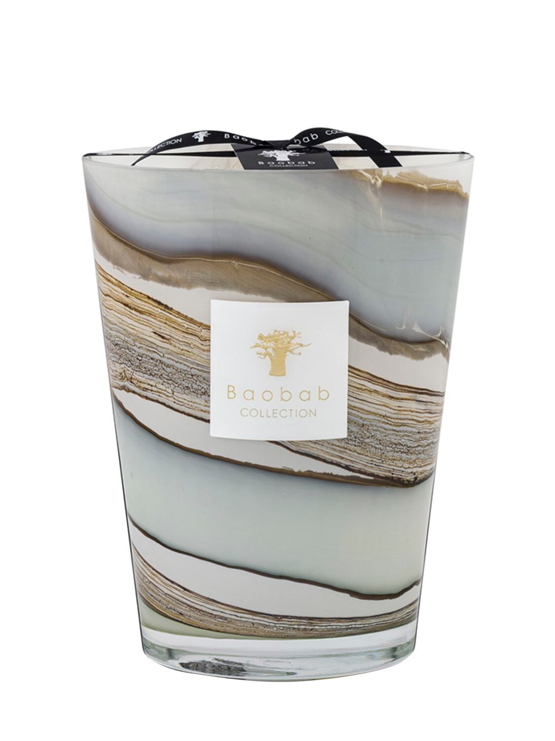 Baobab Collection Sand Sonora Candle In Grey,gold