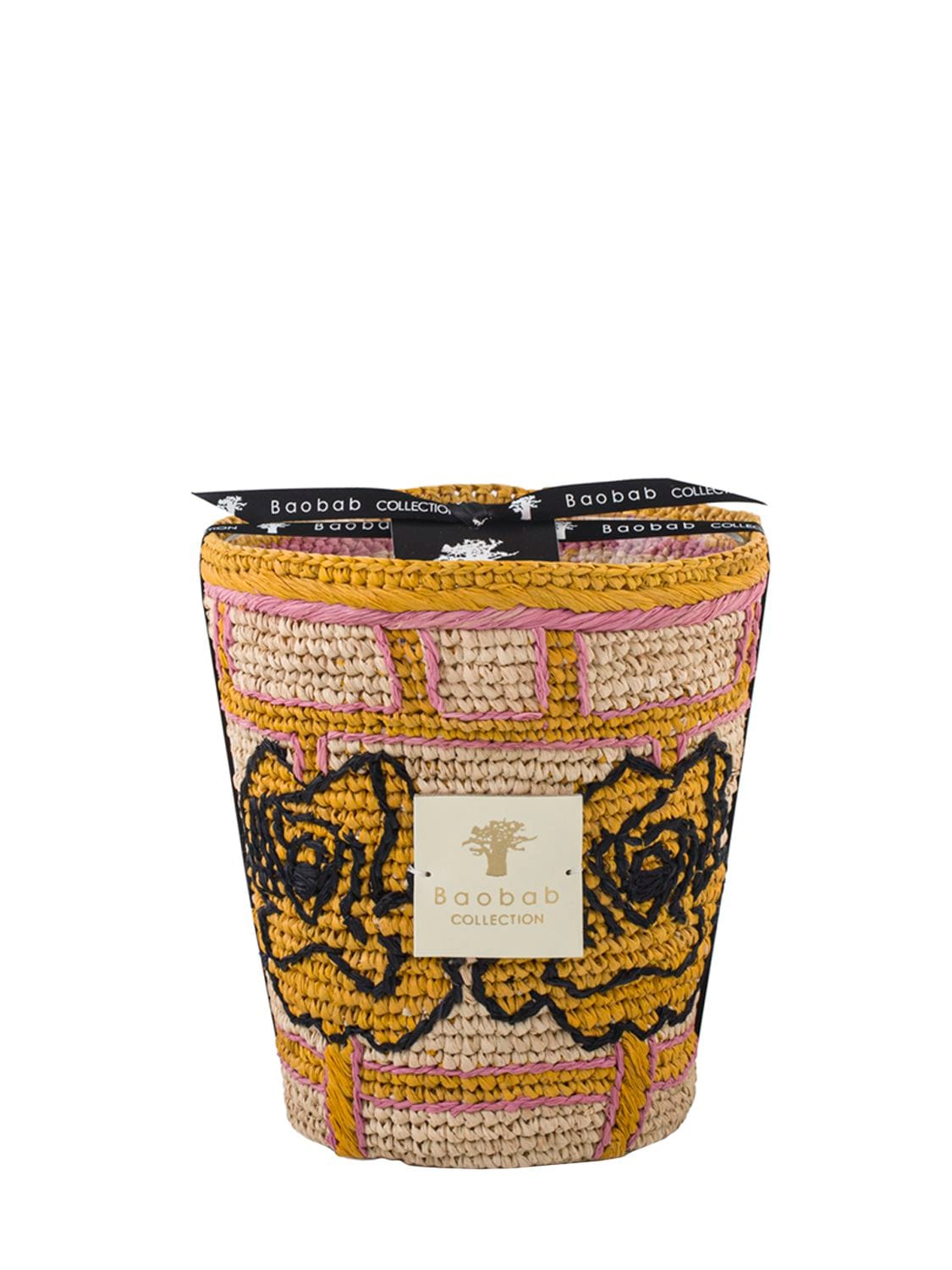 Baobab Collection Frida Draozy Diego Candle In Yellow,orange