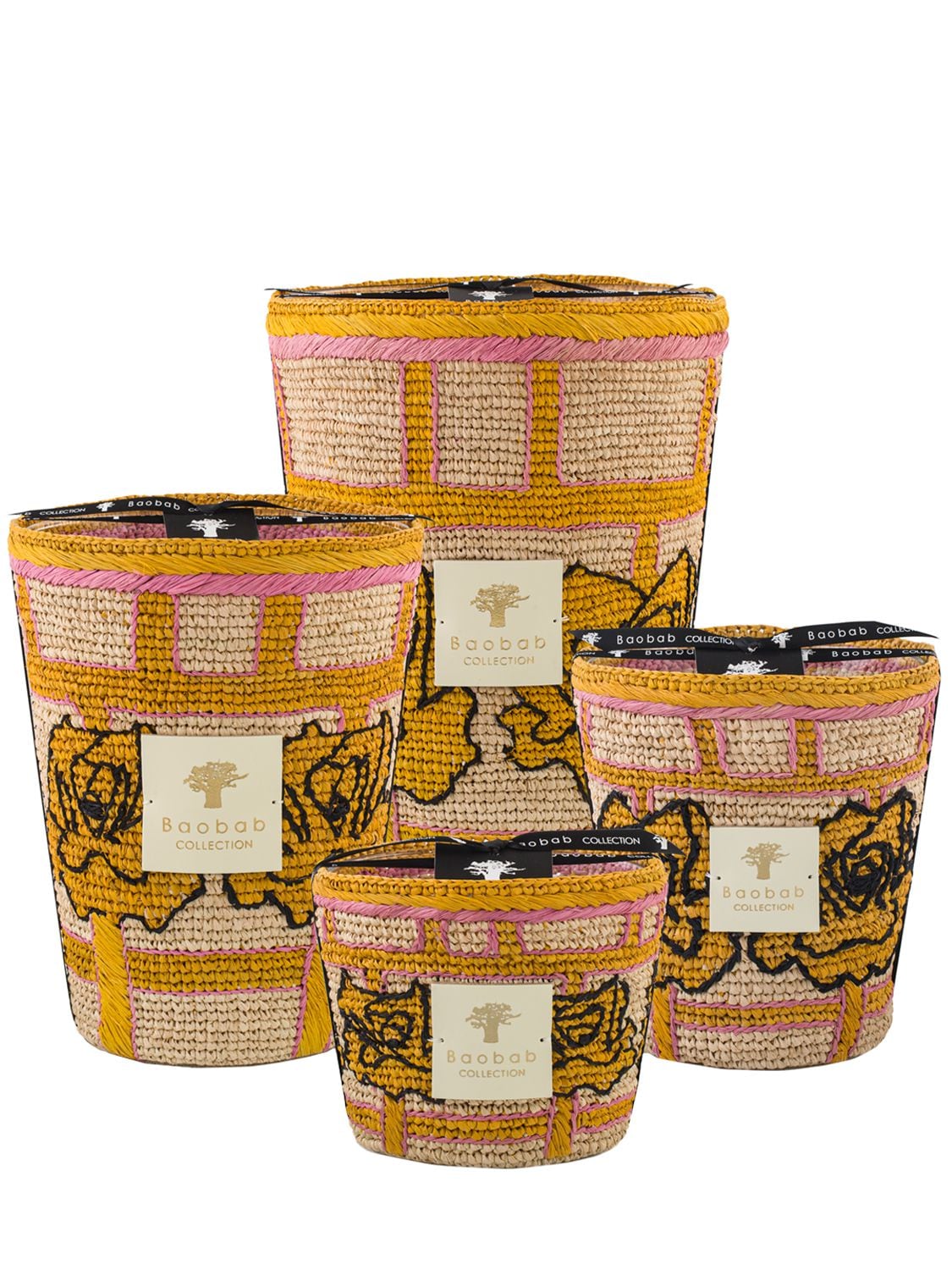 Shop Baobab Collection Frida Draozy Diego Candle In Yellow,orange