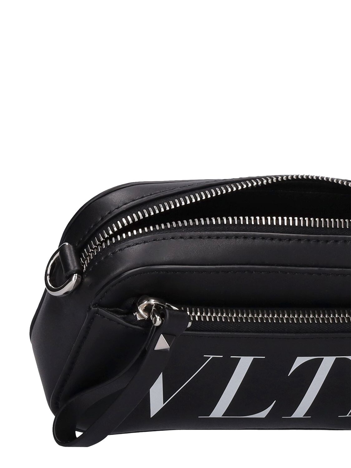 Valentino Garavani VLTN Camera Crossbody Bag Leather Small Black 21186217