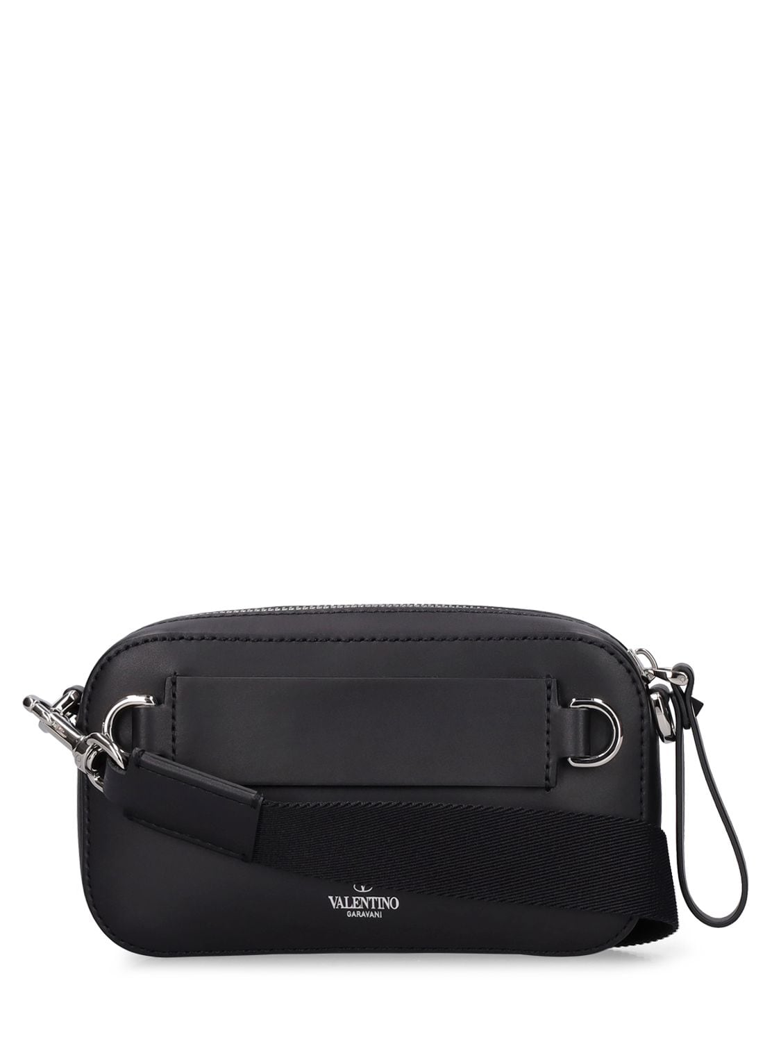 Valentino Garavani VLTN Camera Crossbody Bag Leather Small Black 21186217