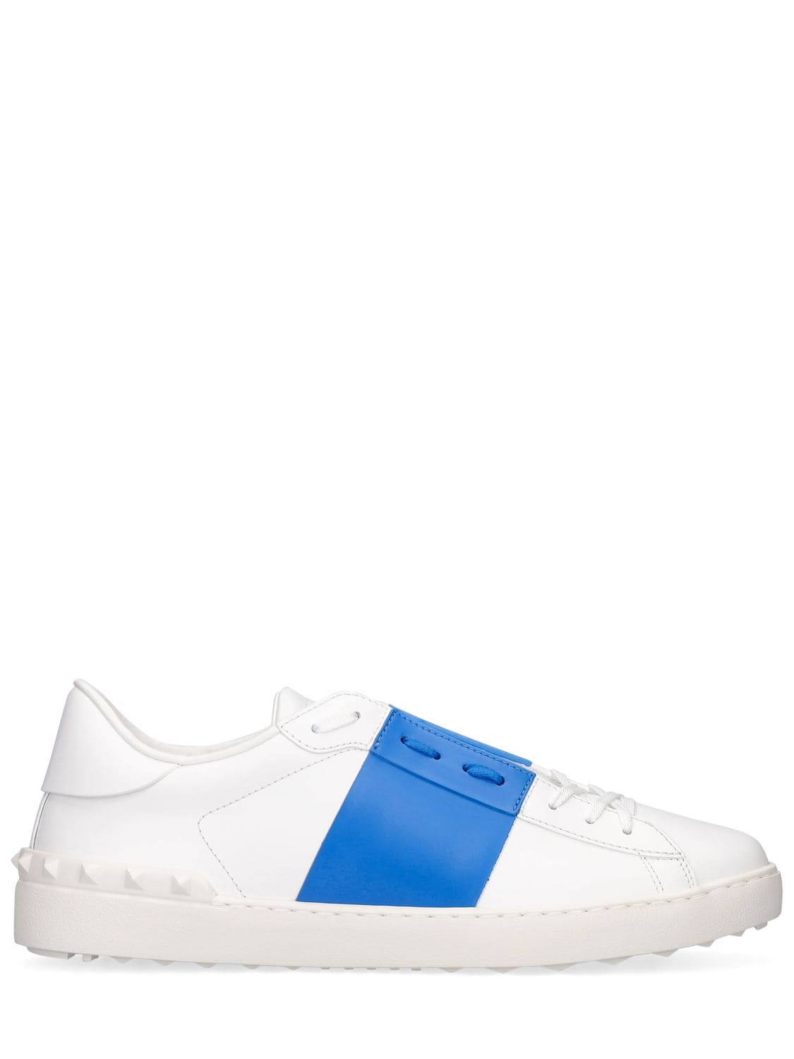 Image of Valentino Open Leather Sneakers