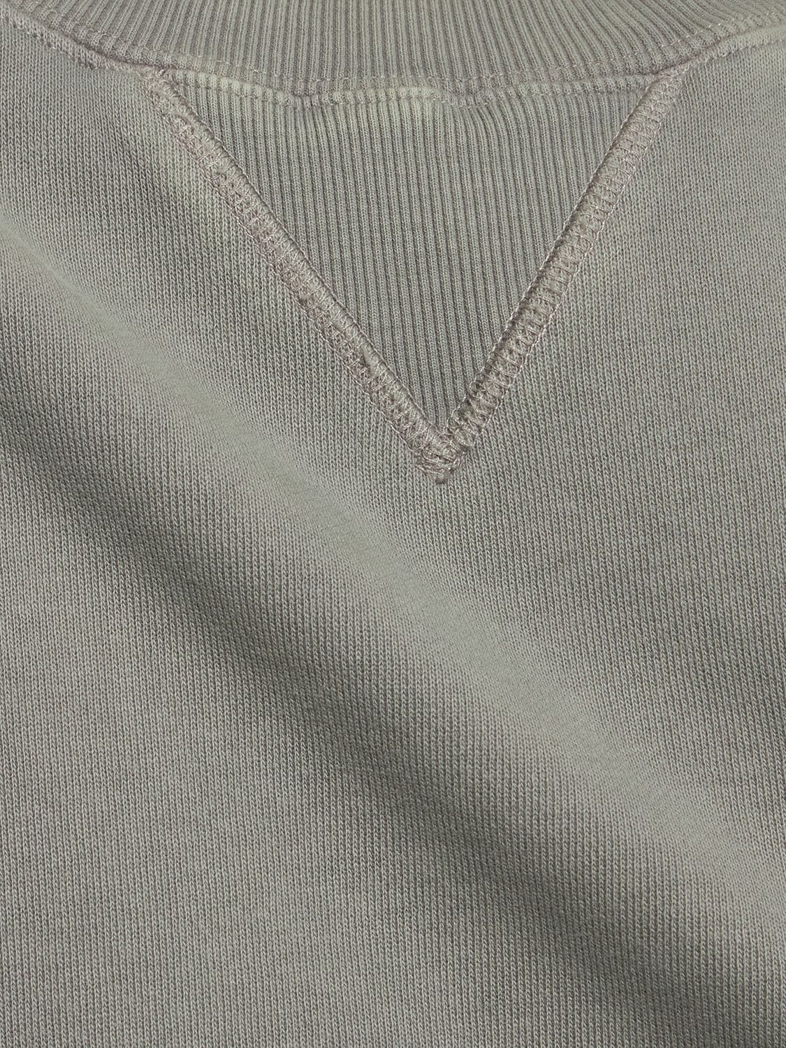 Shop Entire Studios Boxy Crewneck Sweatshirt In Grey