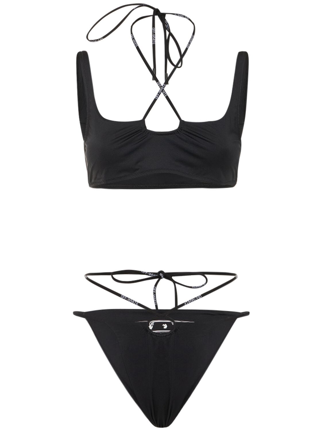 Crisscross Coulisse Bikini Set