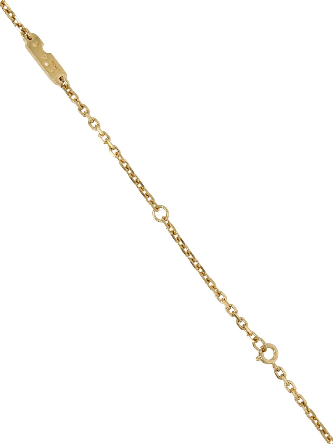 Shop Off-white Double Arrow Charm Necklace In Gold