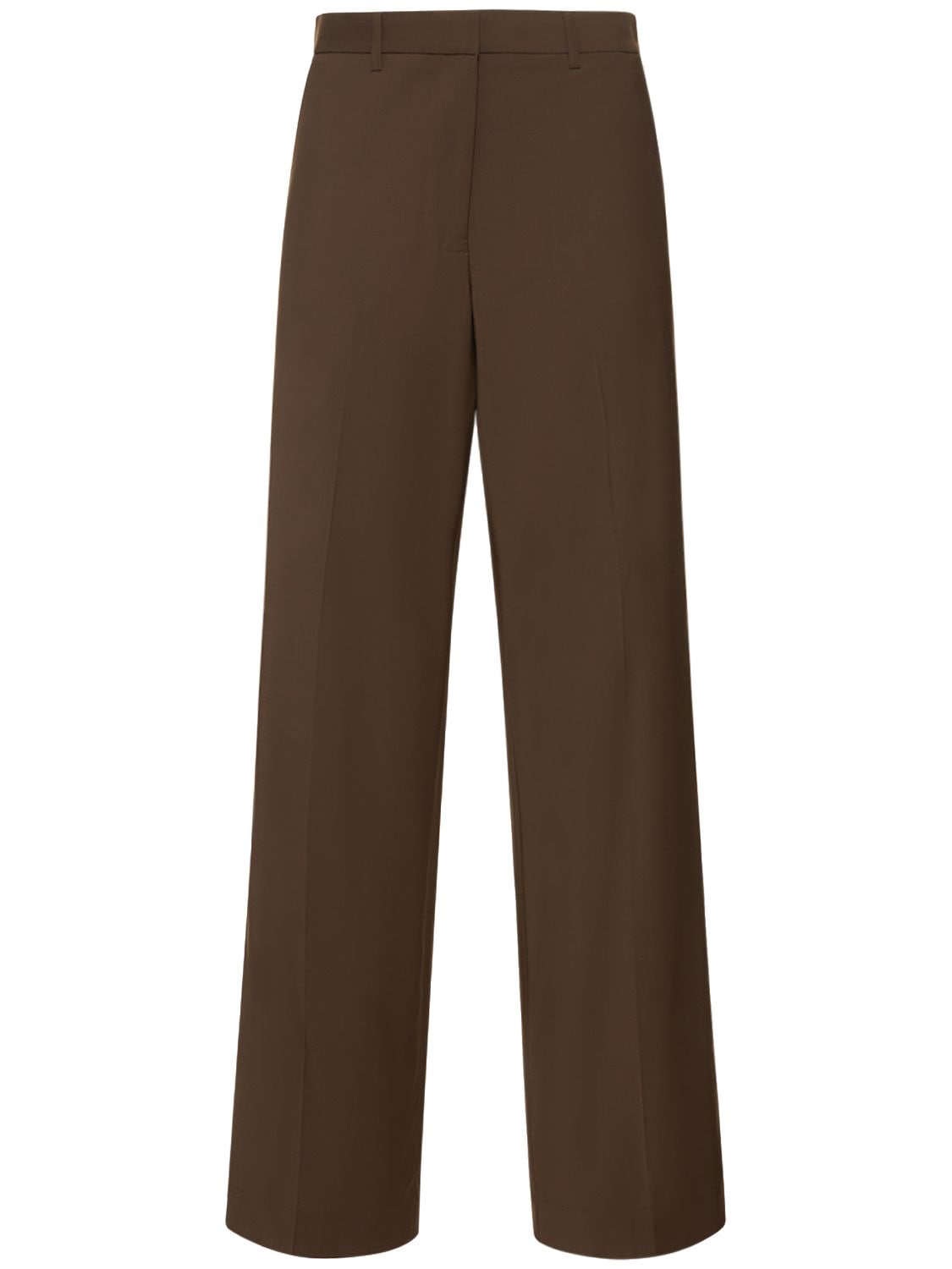 Matteau Relaxed Tailored Wool Blend Pants In Brown