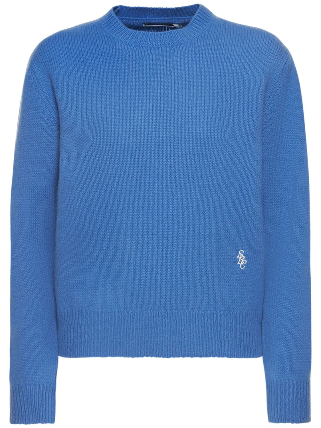 SPORTY AND RICH SRC WOOL CREWNECK SWEATER