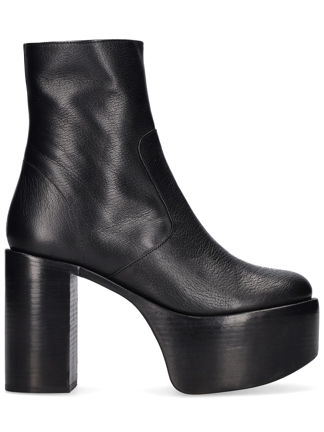 SIMON MILLER 110MM HIGH RAID LEATHER ANKLE BOOTS