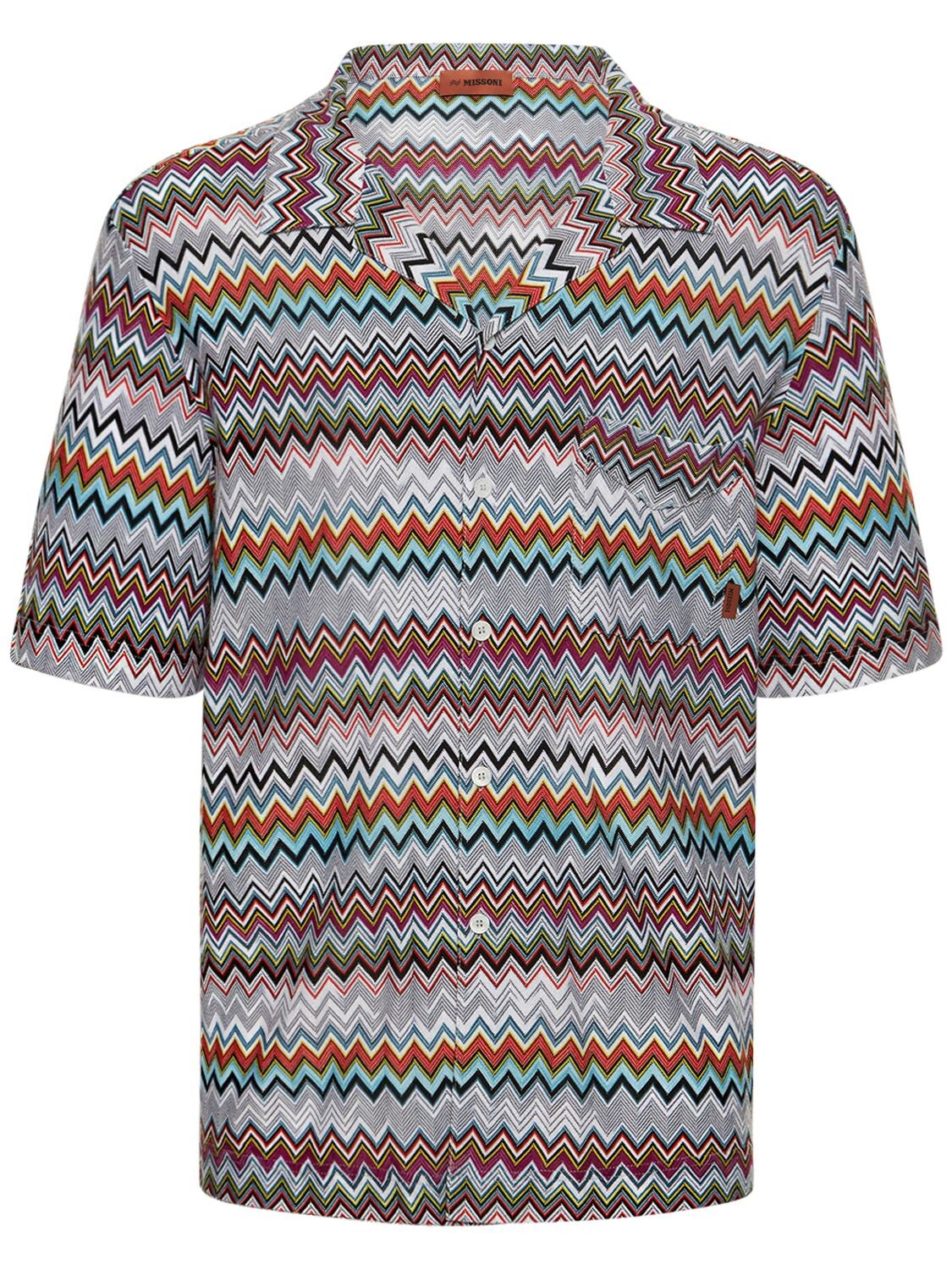 MISSONI MULTICOLOR ZIG ZAG SHIRT