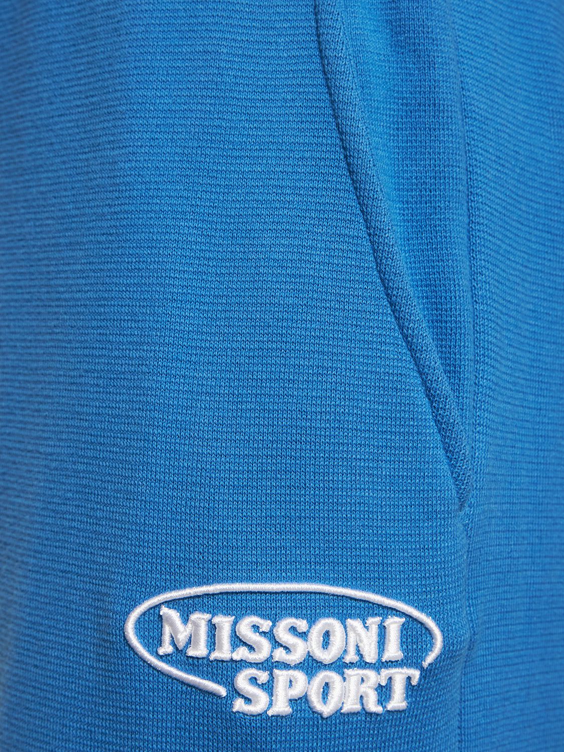 Full bed jersey stitch sweatpants - Missoni - Men