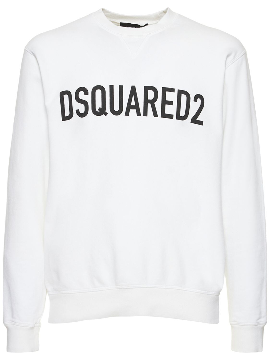 Dsquared2 Logo Cool Raglan Sweatshirt  In White