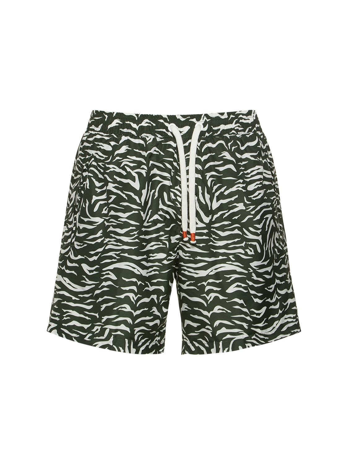 Tiger Print Tech Swim Shorts – MEN > CLOTHING > SWIMWEAR