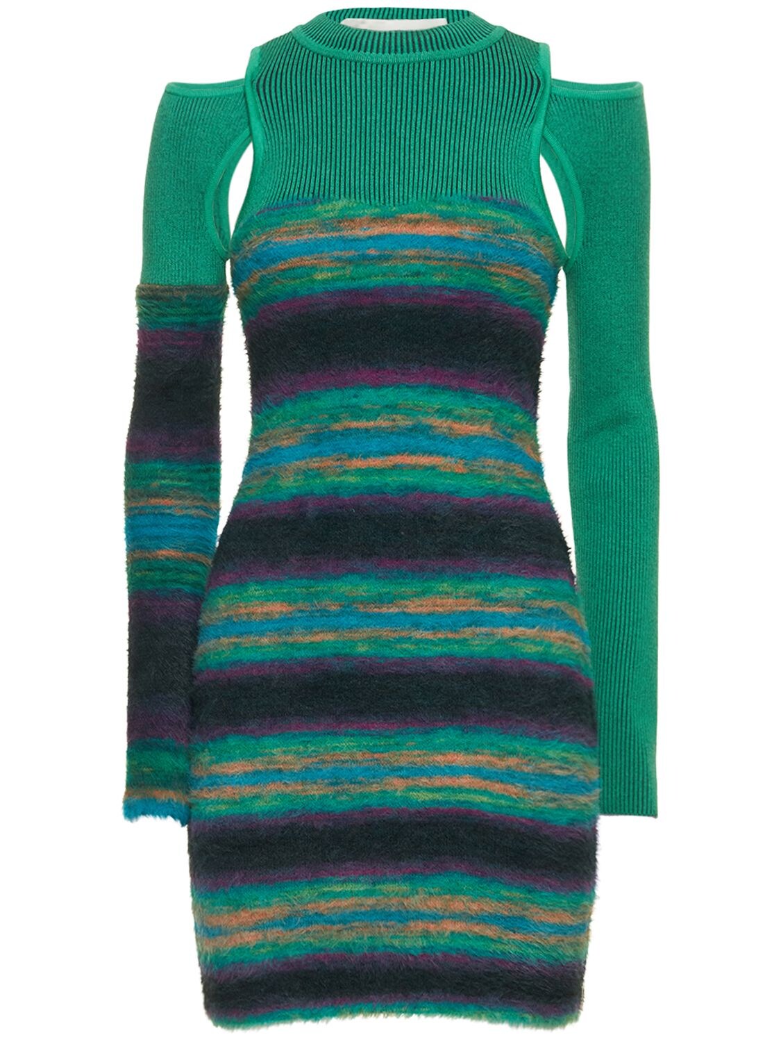 ANDERSSON BELL SIMONE CUT OUT KNIT MINI DRESS