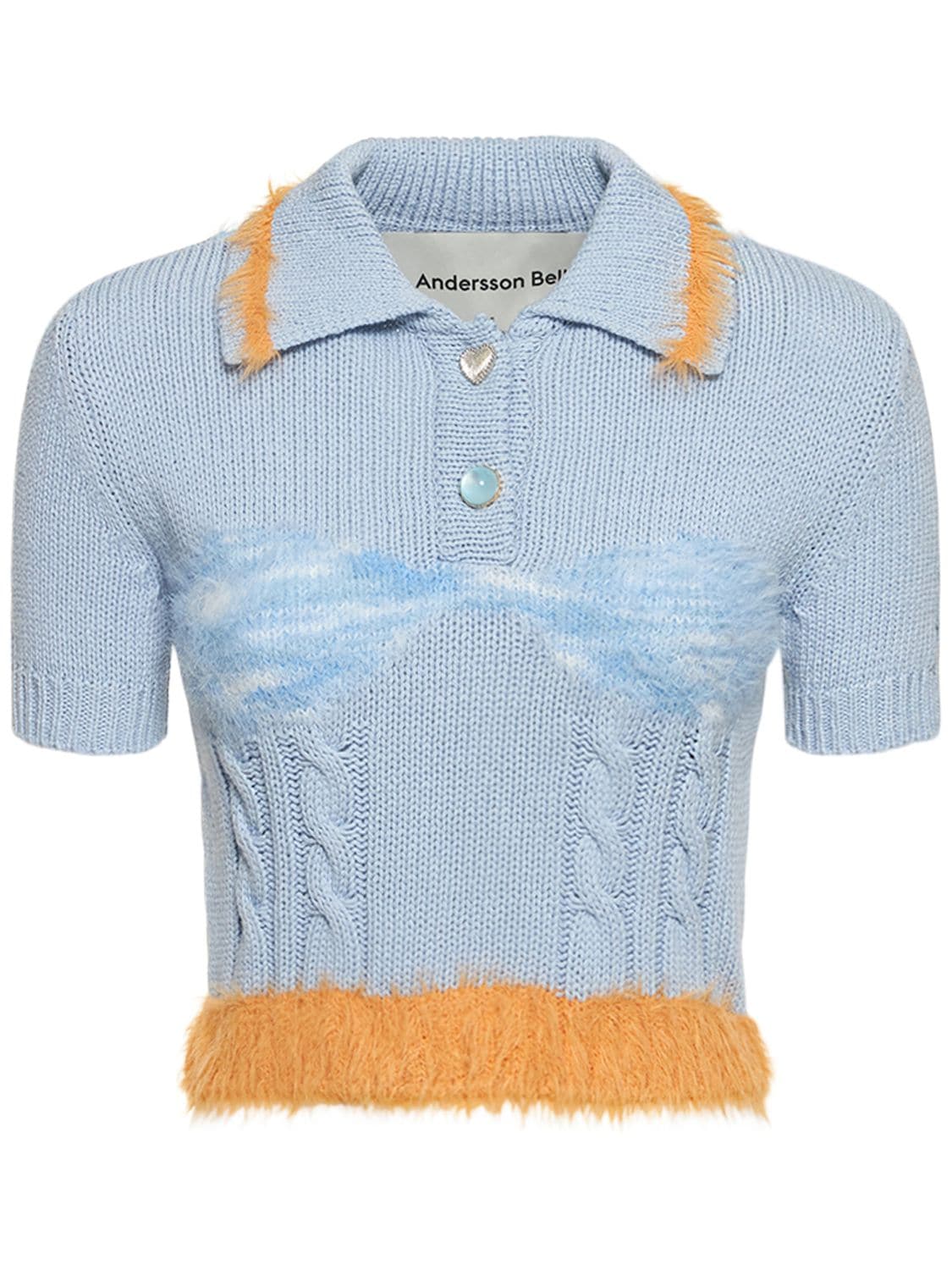 ANDERSSON BELL HAYES underwear INTARSIA KNIT TOP