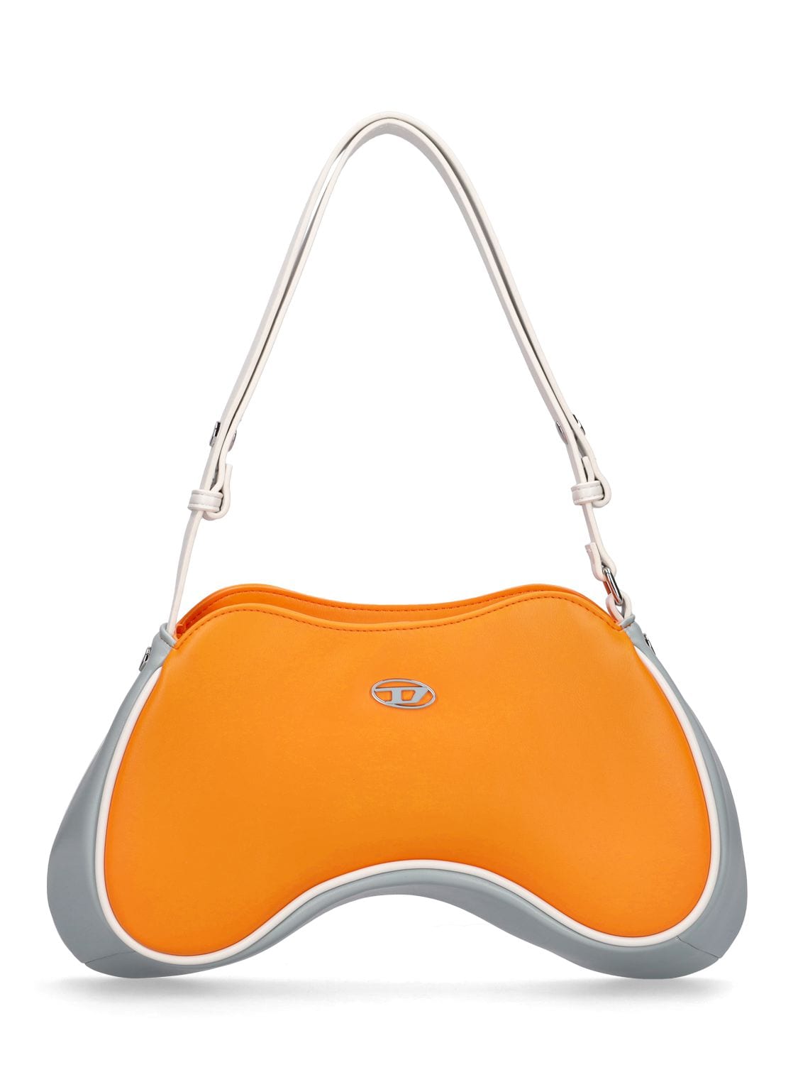 Diesel Play Crossbody Smooth Canvas Bag In Orange