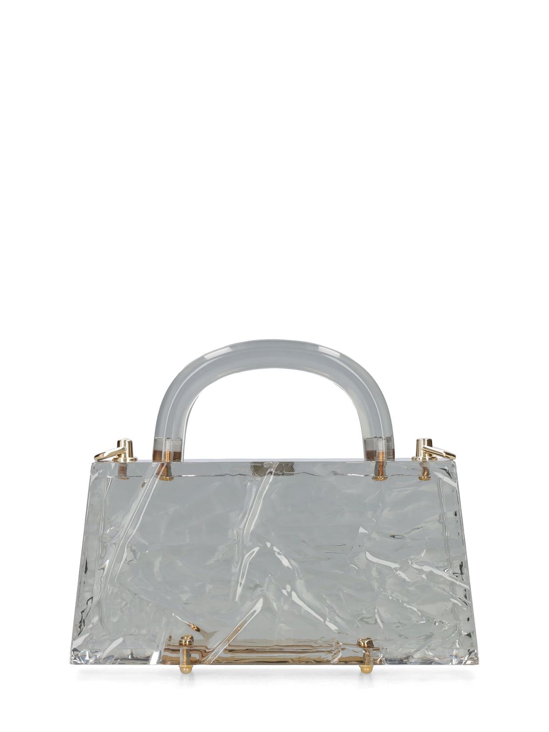 L'AFSHAR Medium Crushed Ice Eva Top Handle Bag