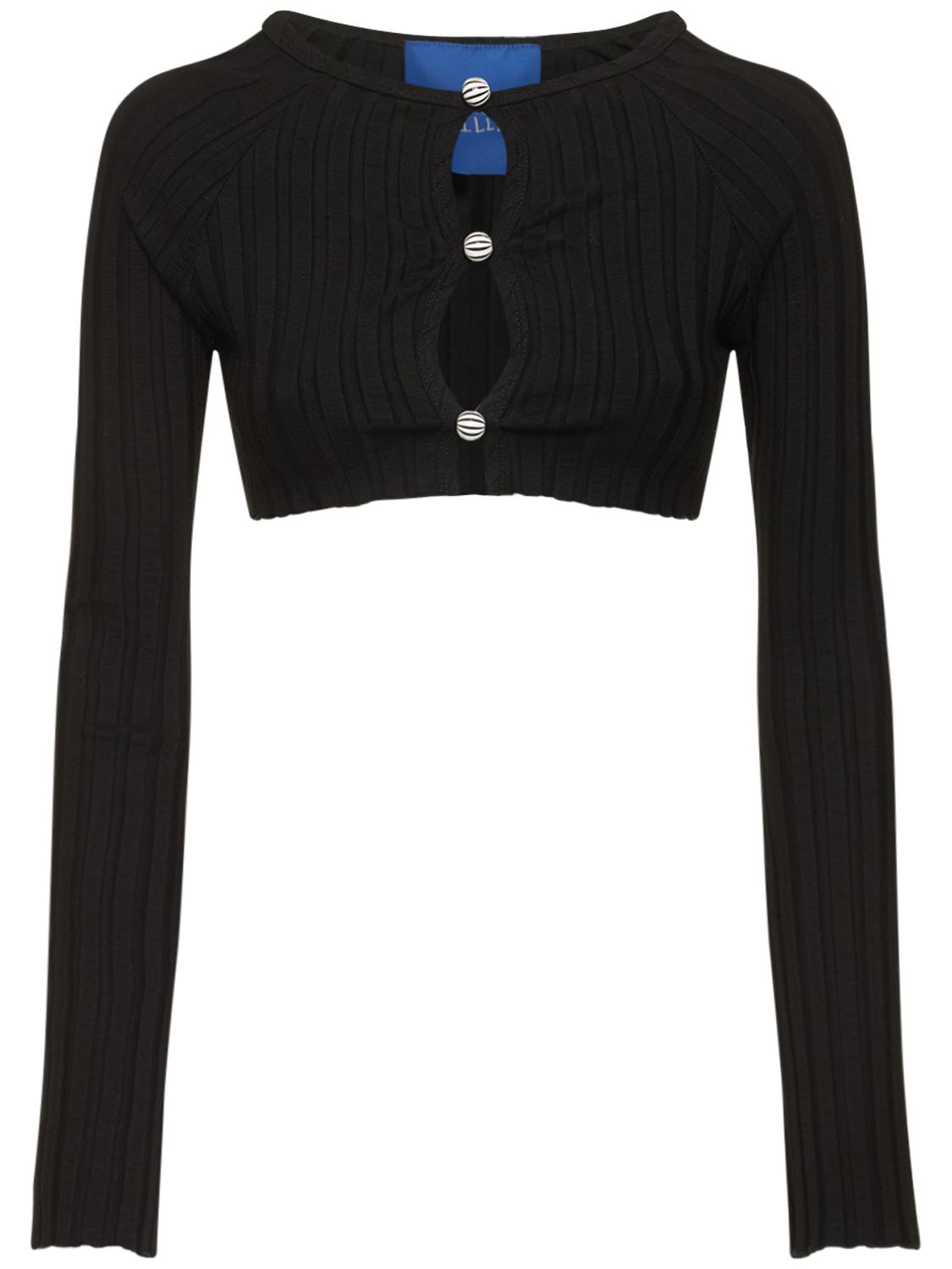 Simon Miller Nirvana Crop Top In Black