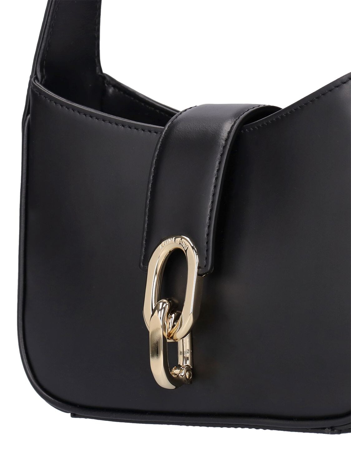 Mini Cleo Bag - High-Shine Black