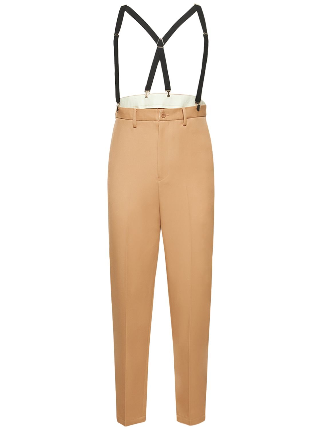 Doublet Invisible Wool Trousers In Beige