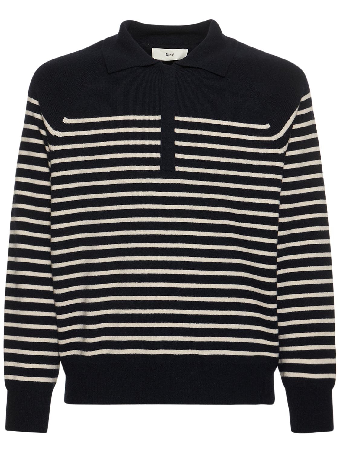 DUNST KNIT POLO NECK SWEATER