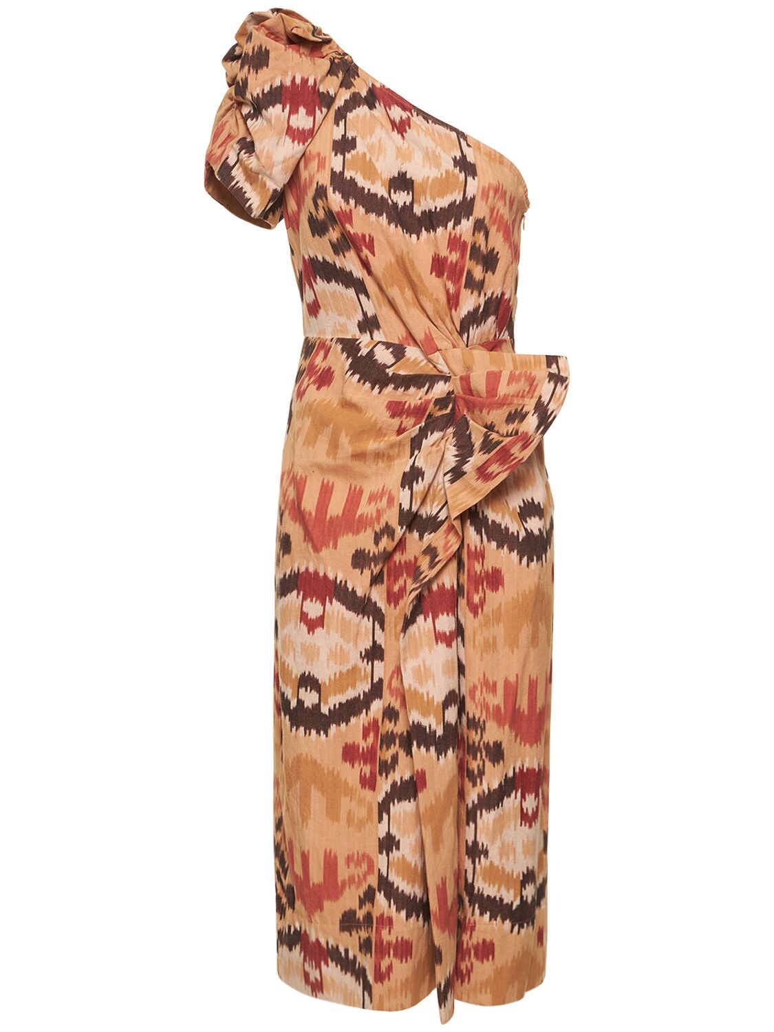 Idra Printed Cotton Midi Dress – WOMEN > CLOTHING > DRESSES