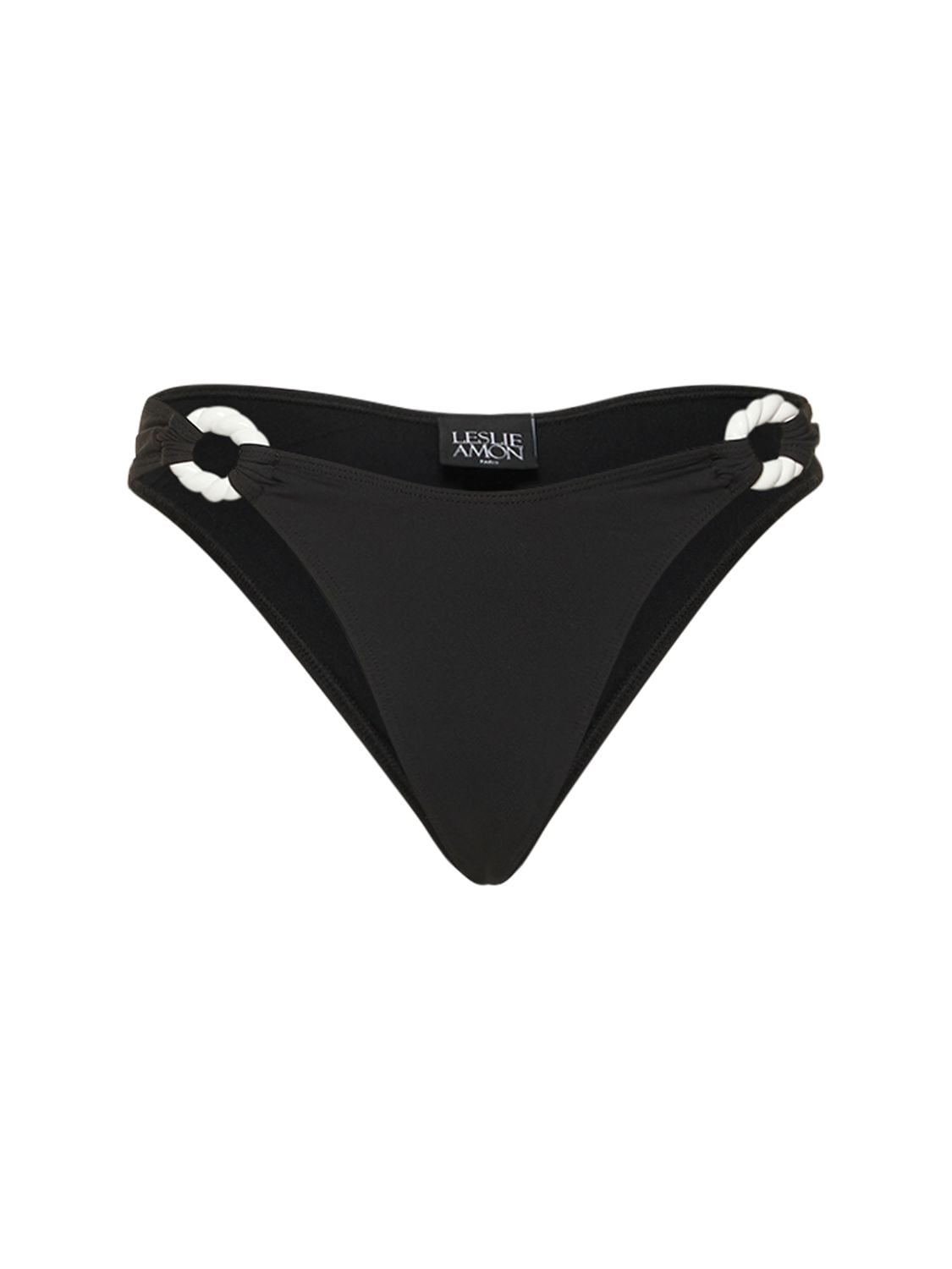 LESLIE AMON Poupy Bikini Bottom W/ring Details