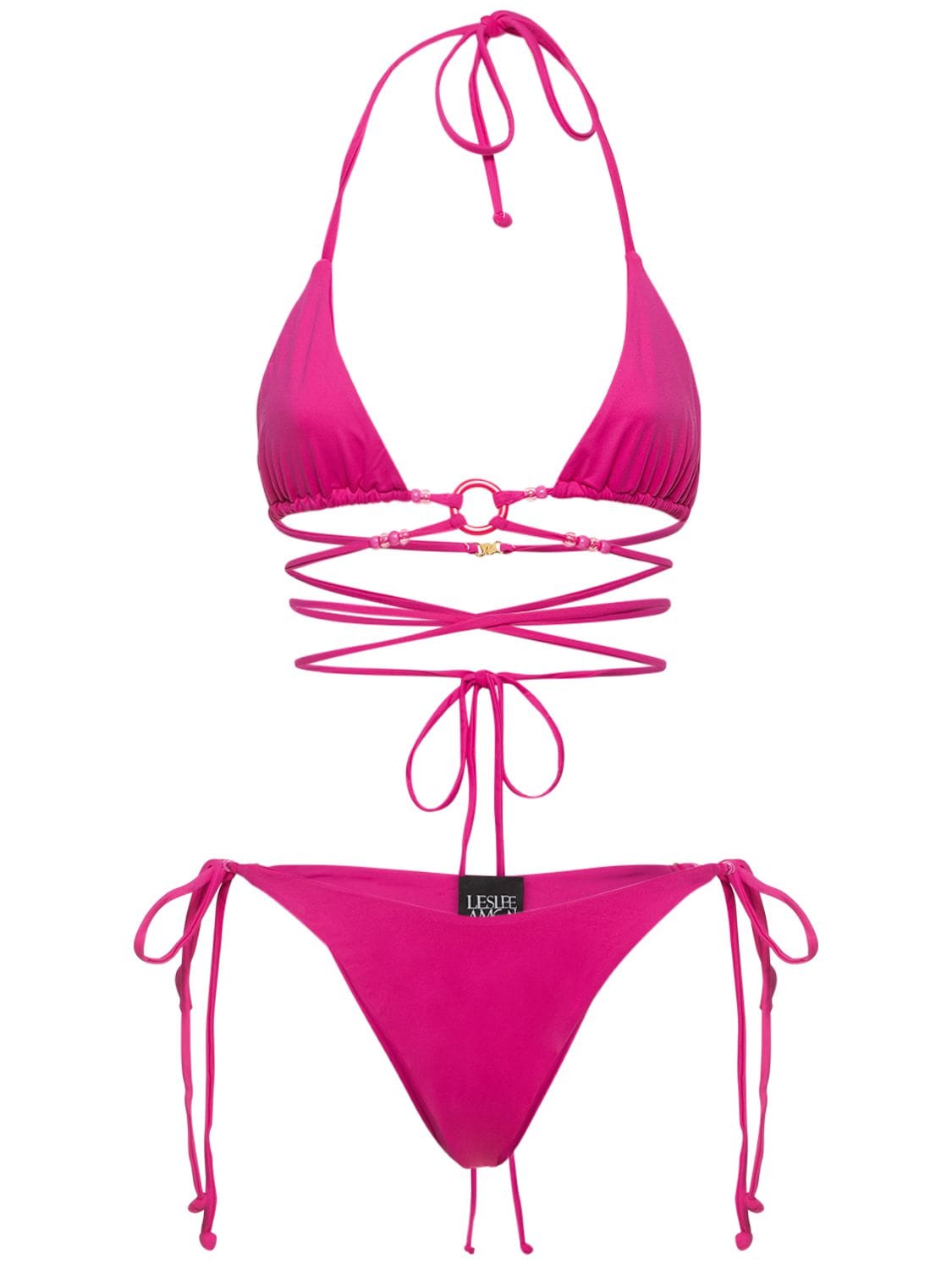 LESLIE AMON Flavi Triangle Bikini Set