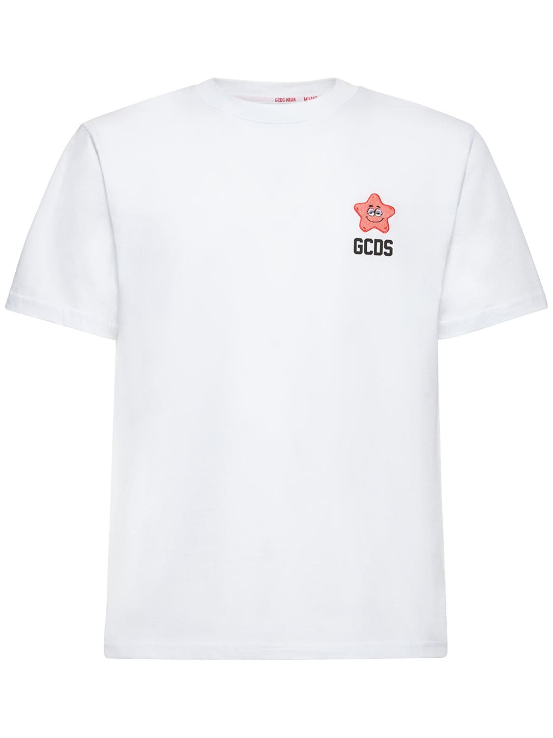 Gcds X Spongebob Embroidered T-shirt – MEN > CLOTHING > T-SHIRTS