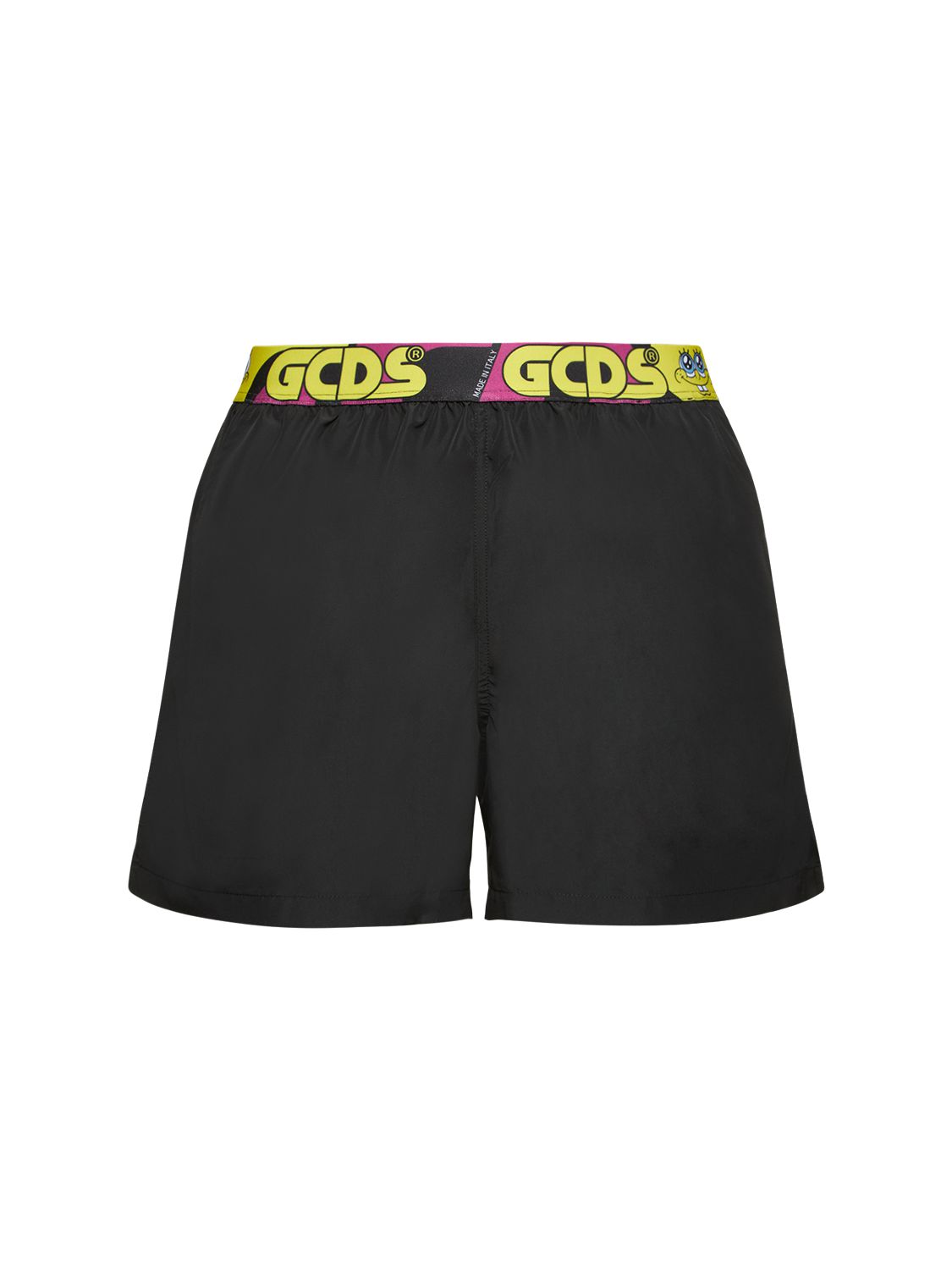 Gcds X Spongebob Logo Swim Shorts In Black