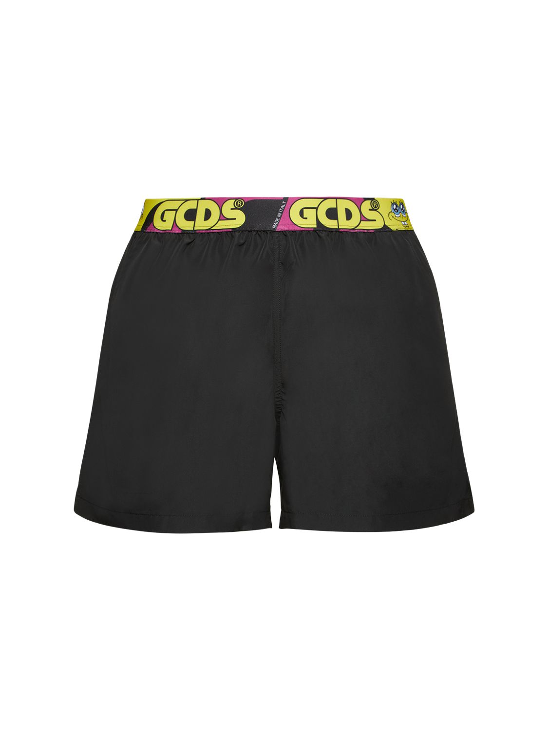 GCDS X SPONGEBOB LOGO SWIM SHORTS