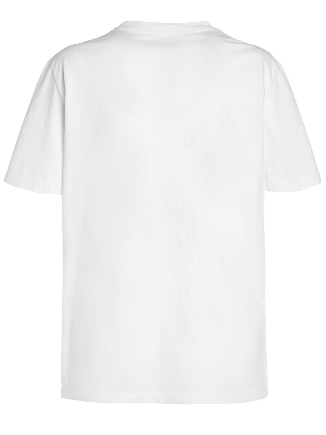 Shop Golden Goose Star Cotton Jersey T-shirt In White,black