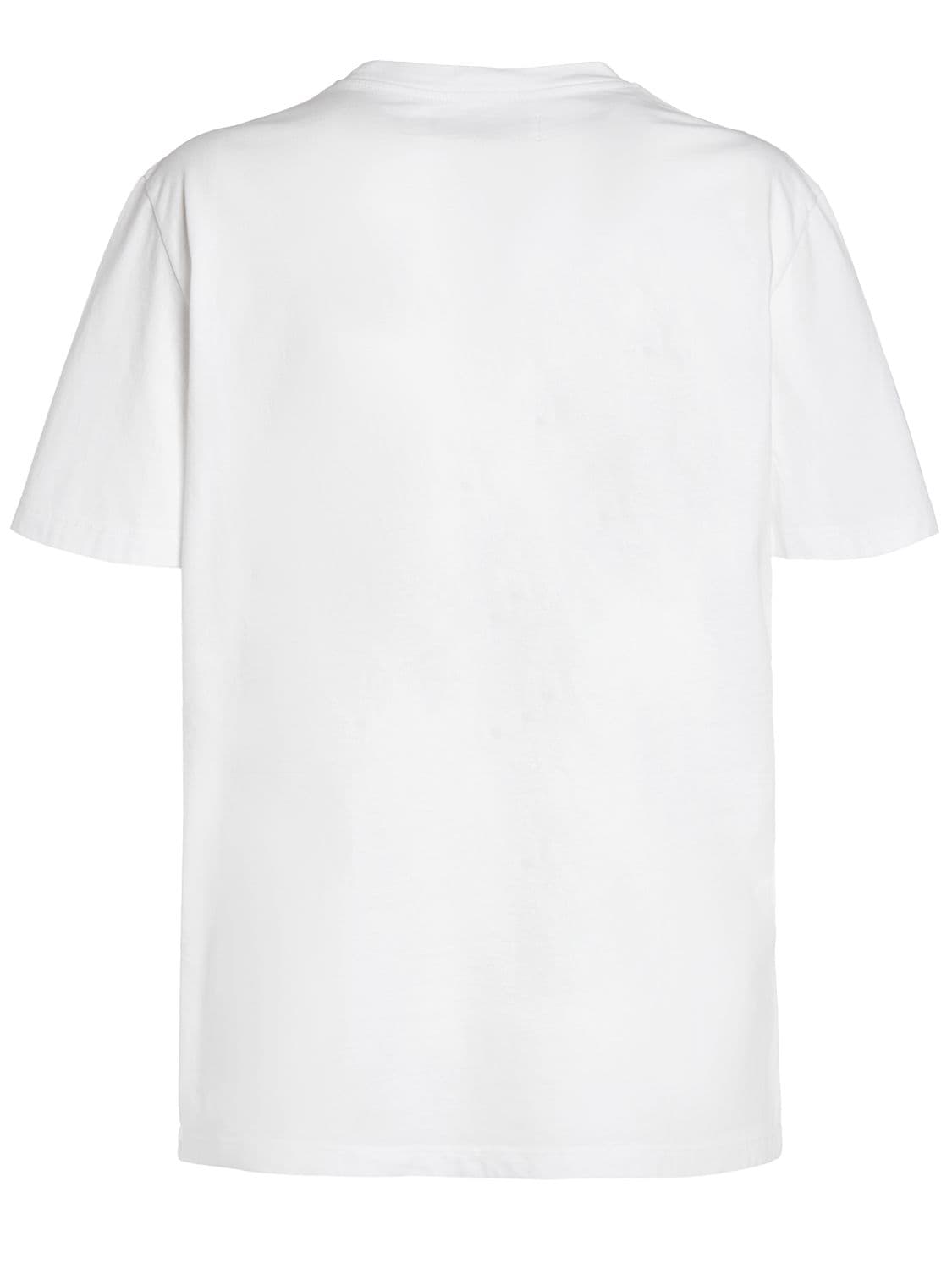 Shop Golden Goose Star Cotton Jersey T-shirt In White,black