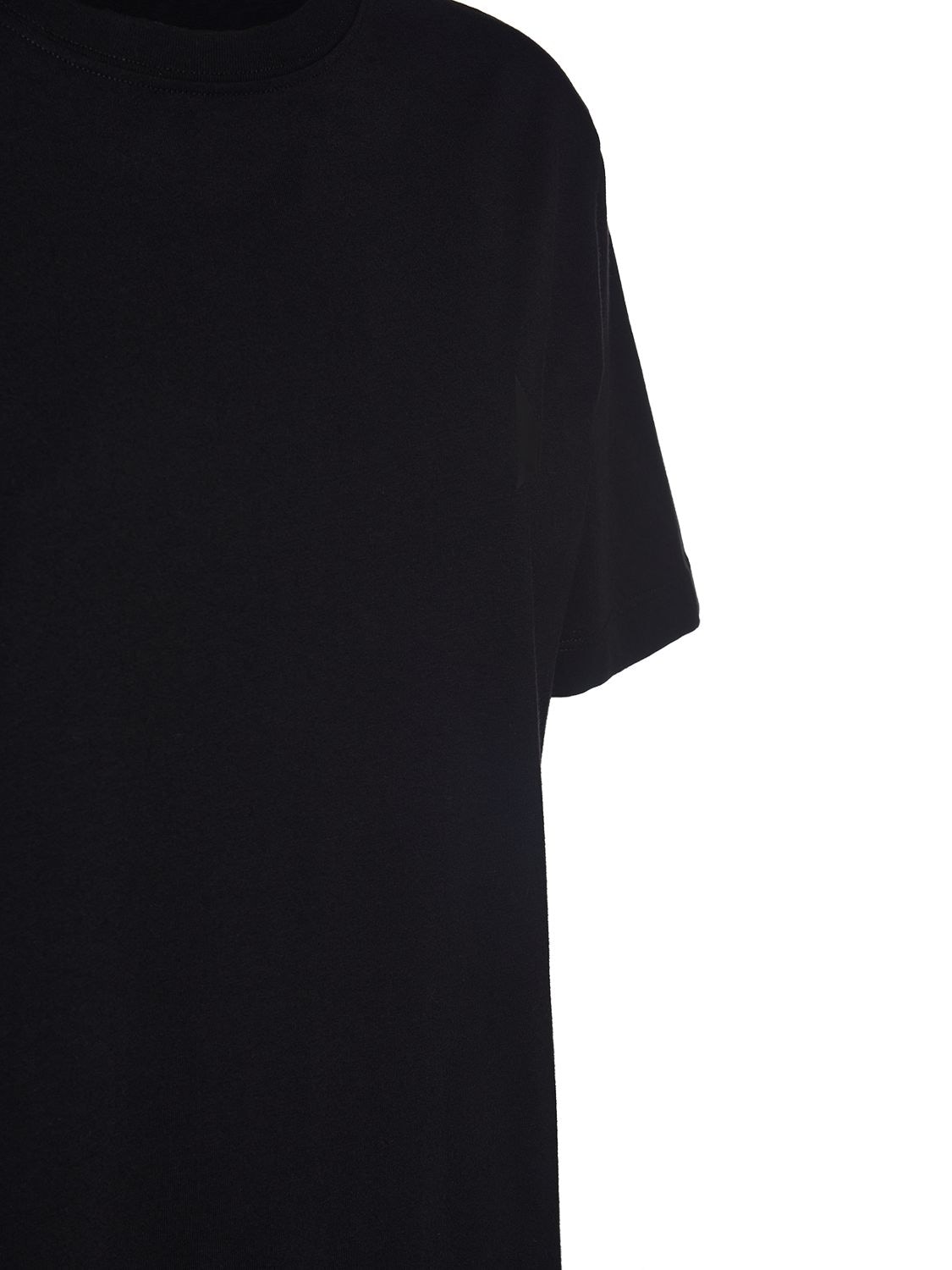 Shop Golden Goose Star Cotton Jersey T-shirt In Black