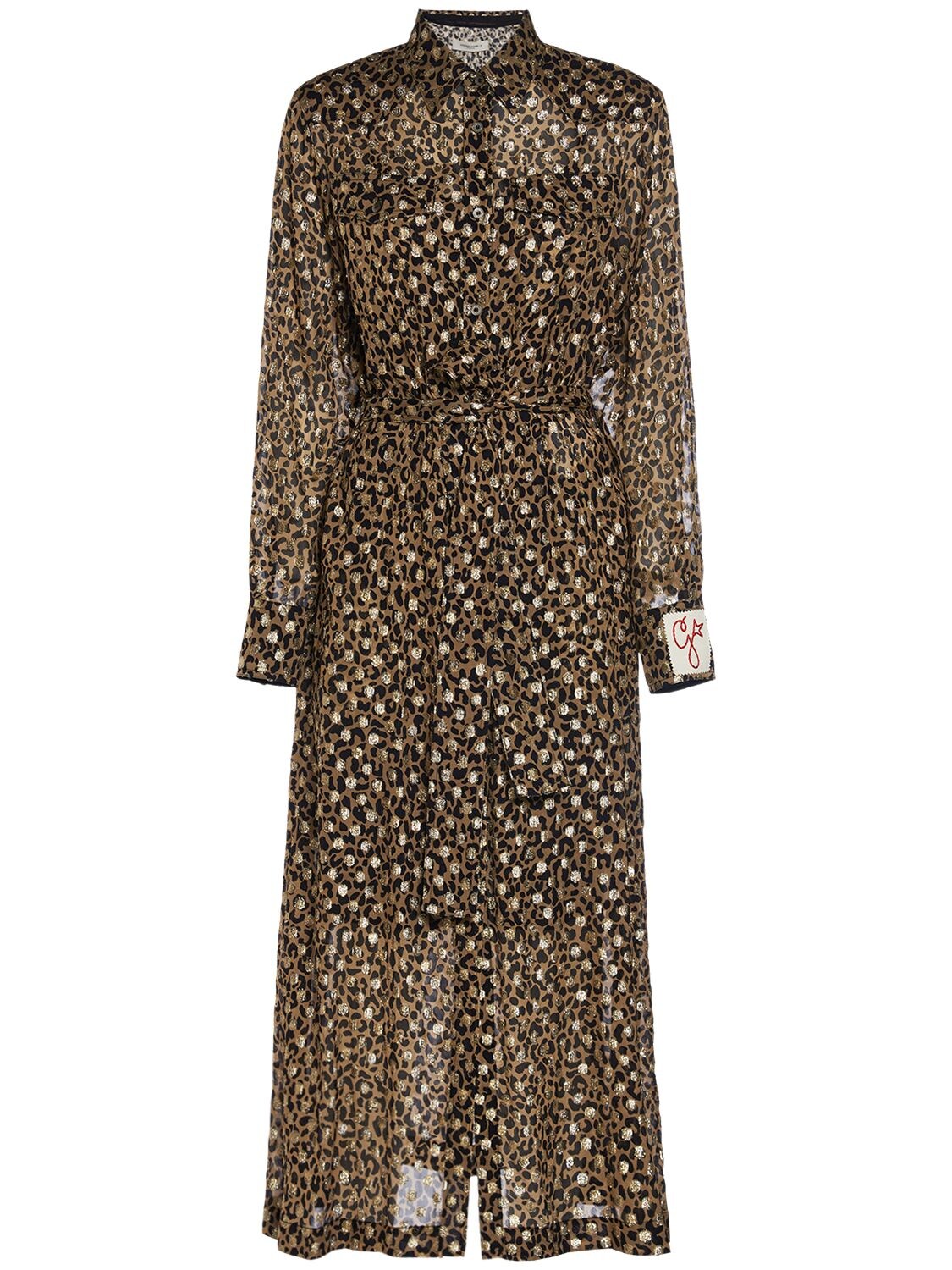 robe à imprimé léopard golden chemisier