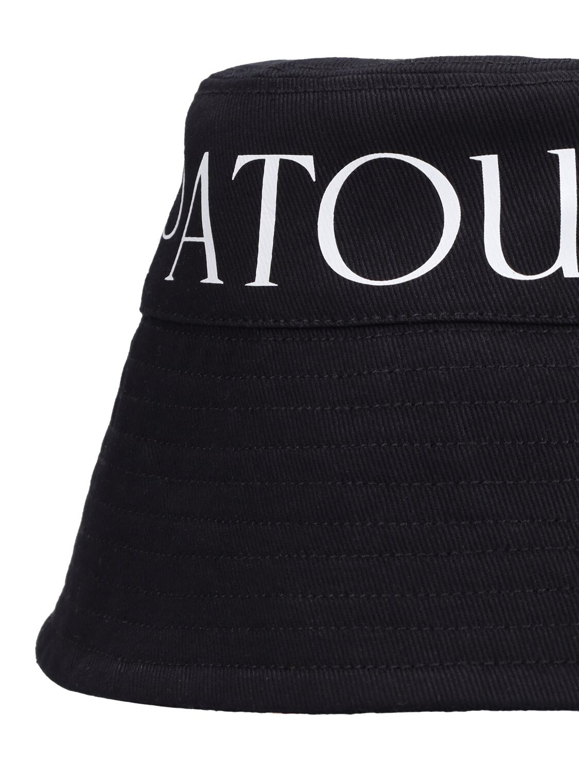 Shop Patou Logo Bucket Hat In Black