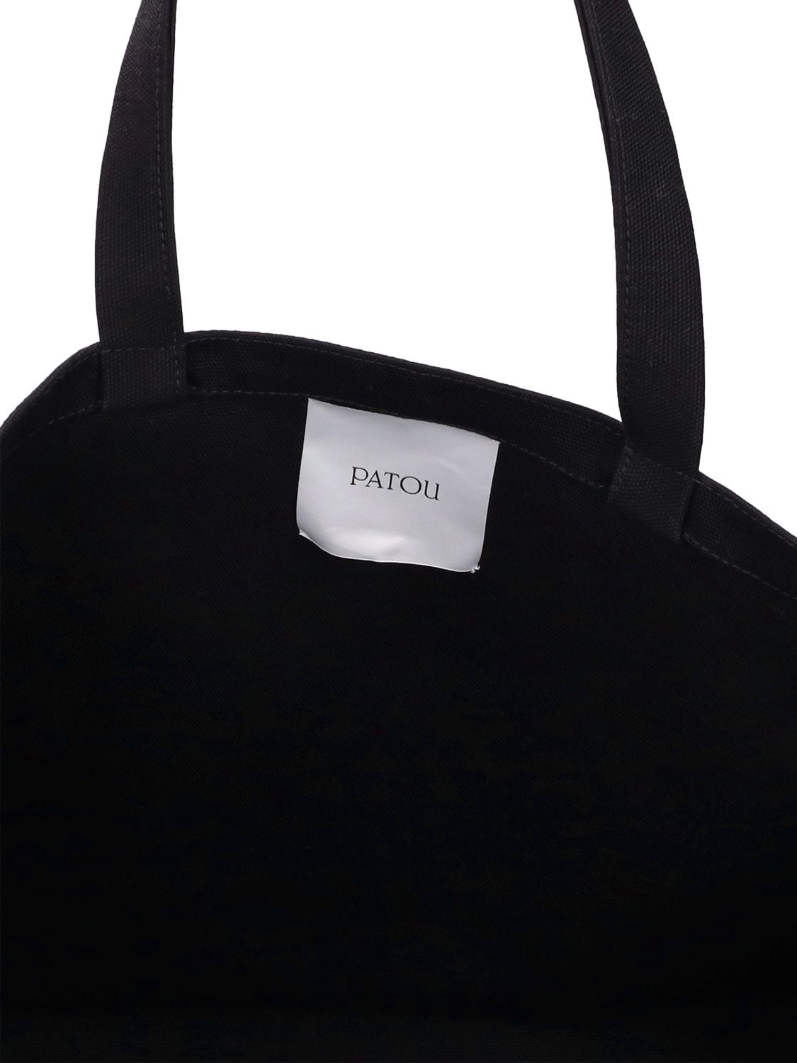 Shop Patou Large  Canvas Tote Bag In Black