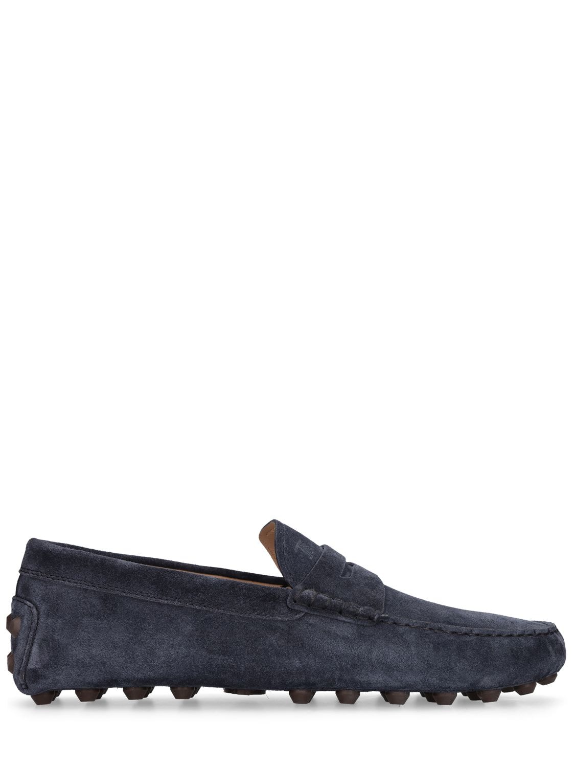 Tod's Gommino Macro Loafers In Navy