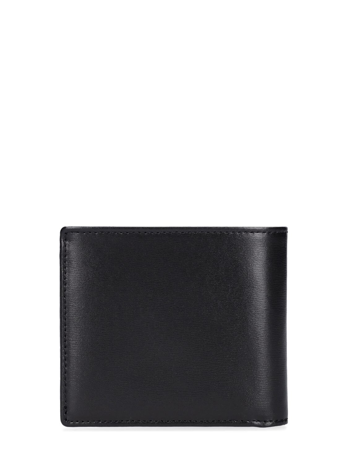 Shop Tod's Logo Bifold Wallet In Black