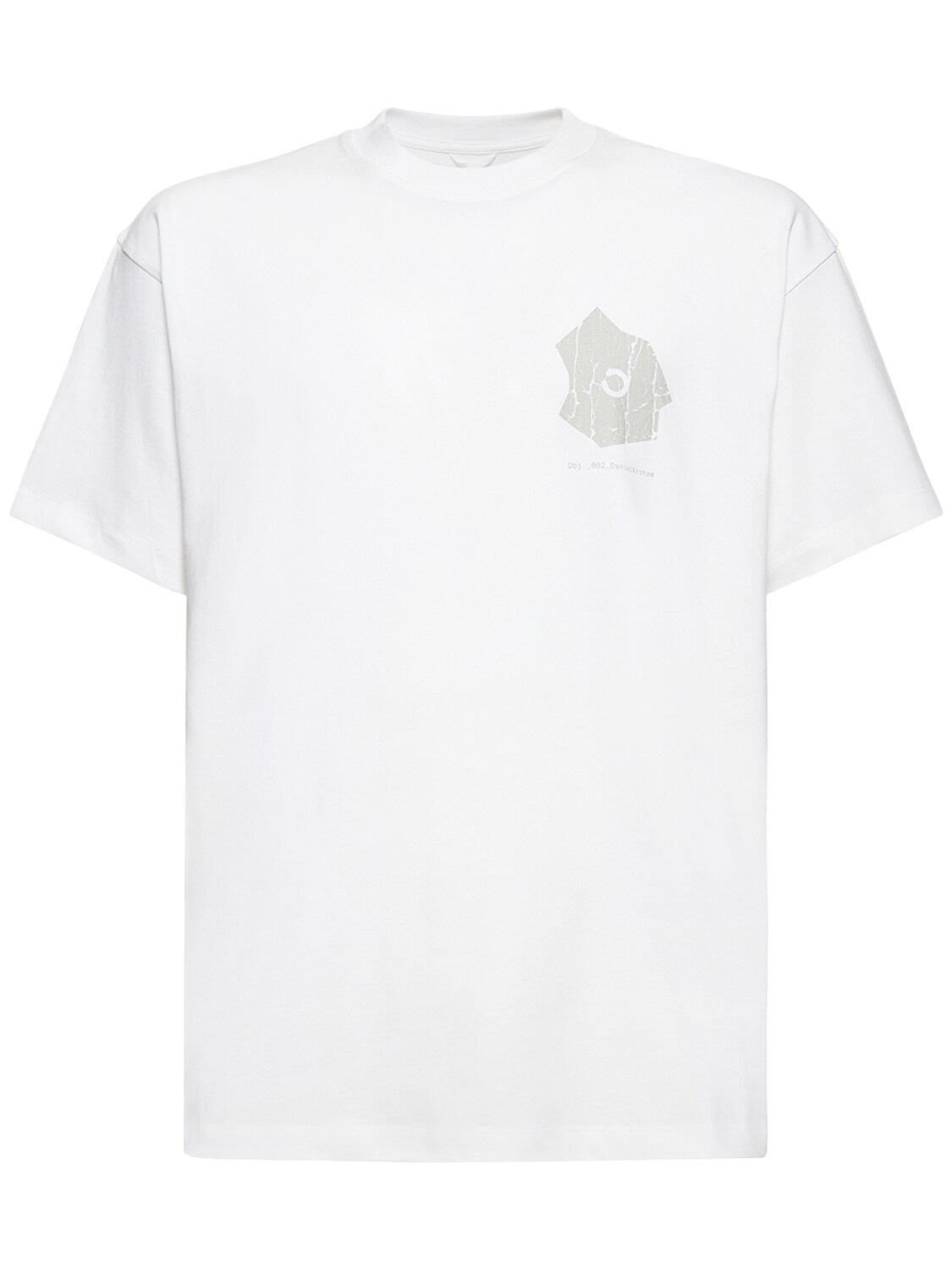 Progress Logo Print Cotton S/s T-shirt – MEN > CLOTHING > T-SHIRTS