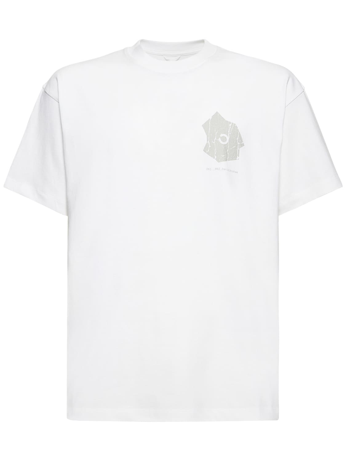 OBJECTS IV LIFE PROGRESS LOGO PRINT COTTON S/S T-SHIRT